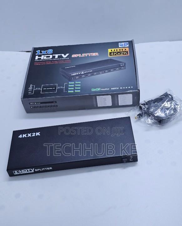 Hdmi Splitter 1 In 8 Out Port Outputs Distribution Repeater Full Hd - main view