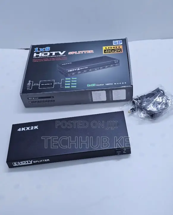 Hdmi Splitter 1 In 8 Out Port Outputs Distribution Repeater Full Hd