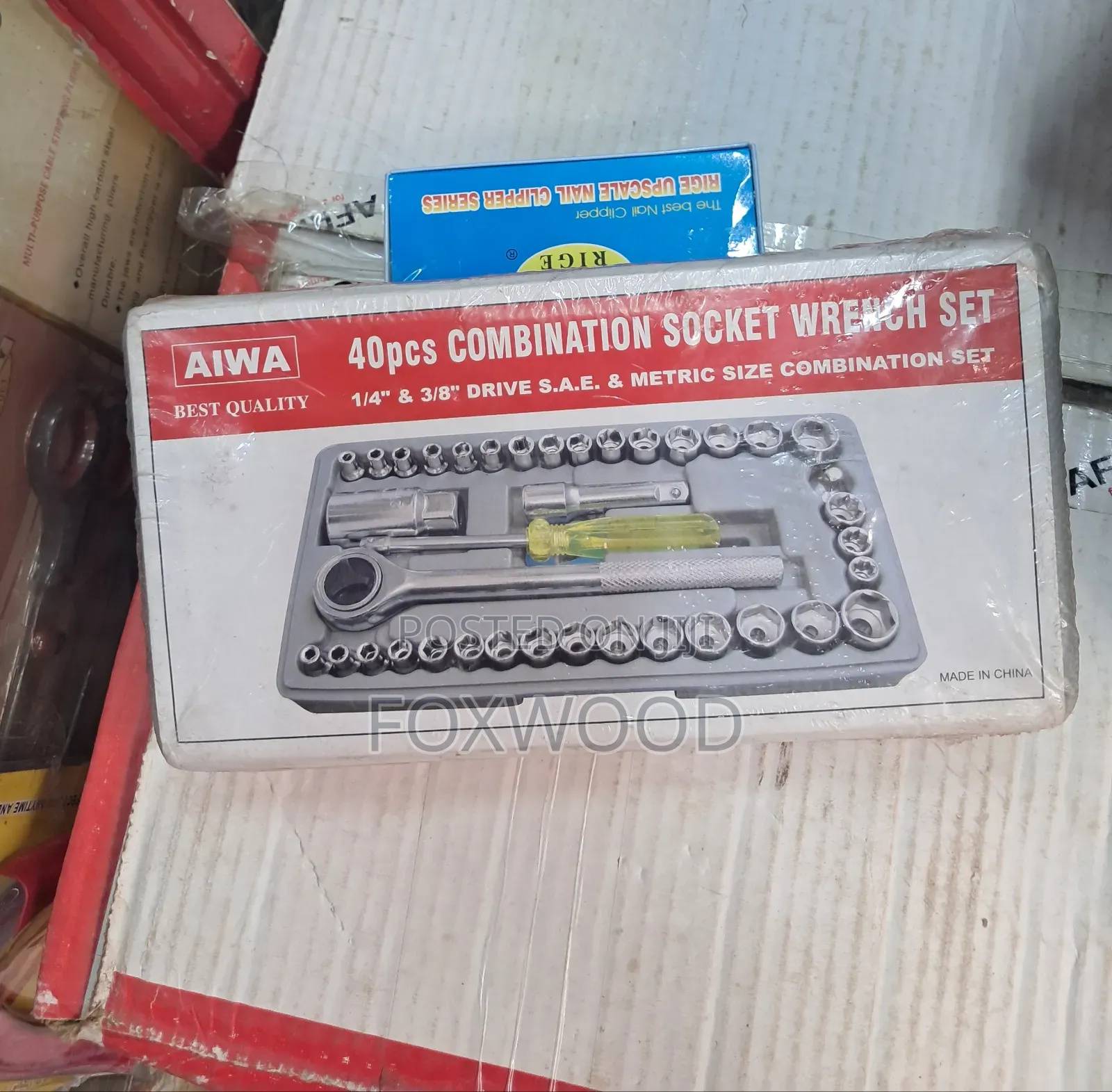 40-Piece Combination Socket Wrench Set