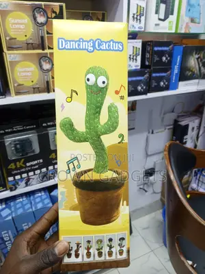 Dancing Cactus Toy Singing Talking Plush With Led Lights