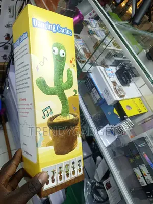 Dancing Cactus Toy Singing Talking Plush With Led Lights
