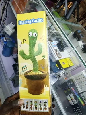 Dancing Cactus Toy Singing Talking Plush With Led Lights