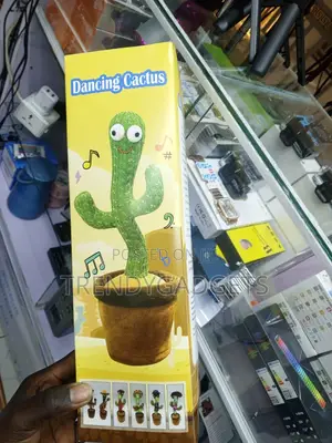 Dancing Cactus Toy Singing Talking Plush With Led Lights