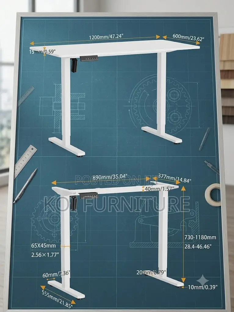 Office Desk; Ergonomic Adjustable Style Computer Table