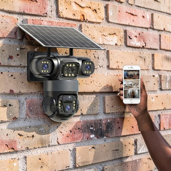 Robust Monitoring F 20mp Ultra Hd 4g PTZ Triple Lens Solar Camera