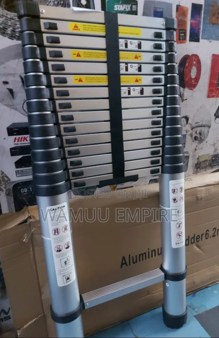 6.2-Meter Single Telescopic Aluminum Ladder