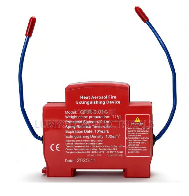 Aerosol Fire Extinguishing Device For Electrical Panel