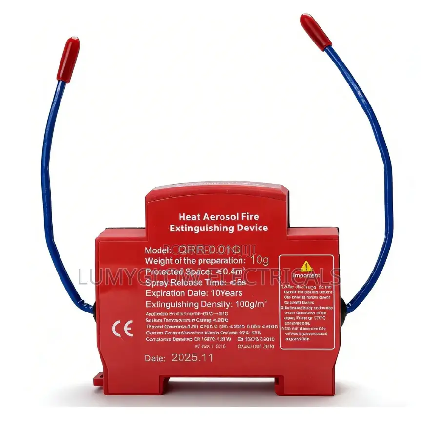 Aerosol Fire Extinguishing Device For Electrical Panel