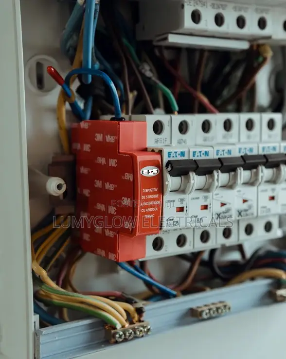 Aerosol Fire Extinguishing Device For Electrical Panel