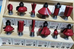 Quality Set Of Carbide Wooden Router Bits- 8 Mm Shank
