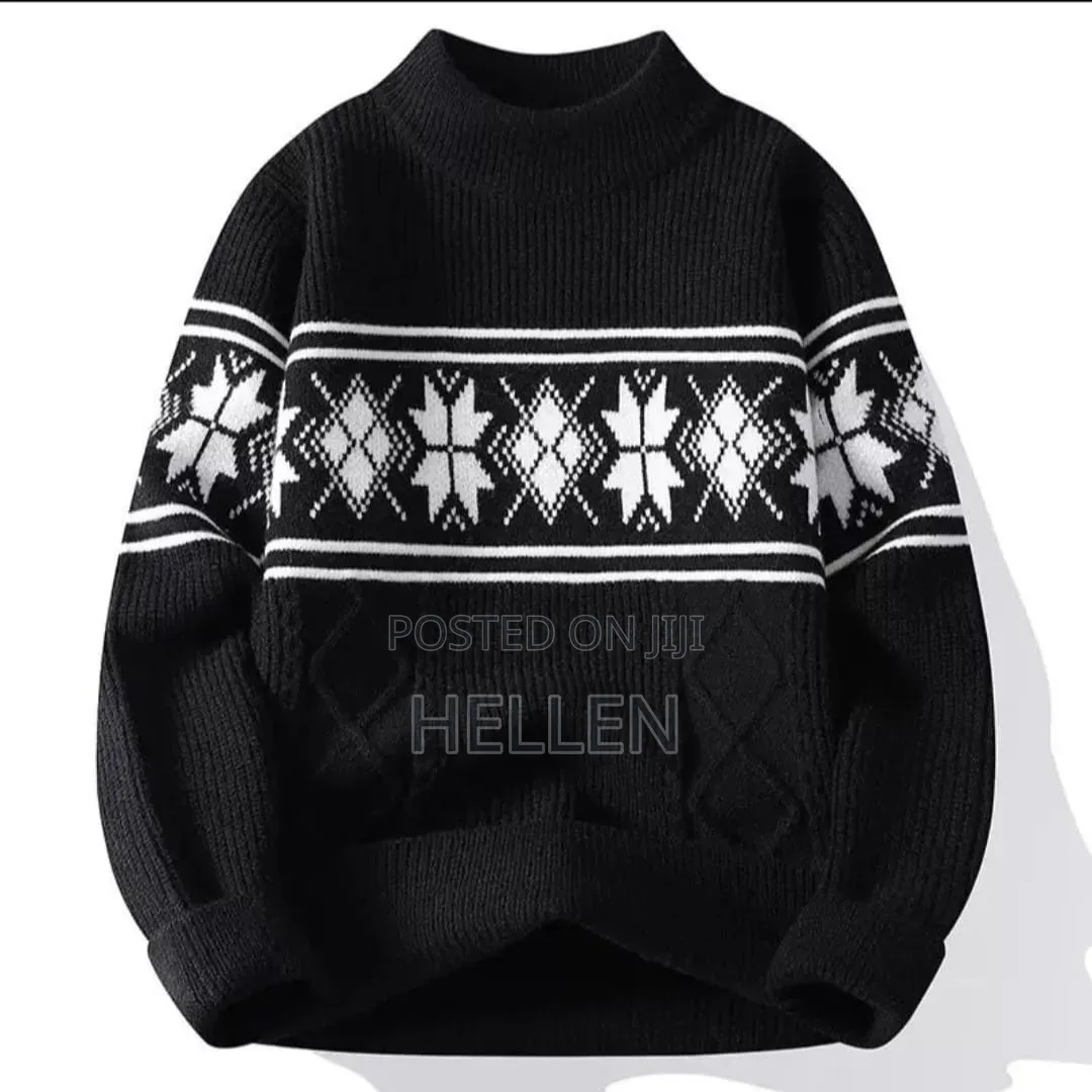 Maple Pattern Knit Sweaters