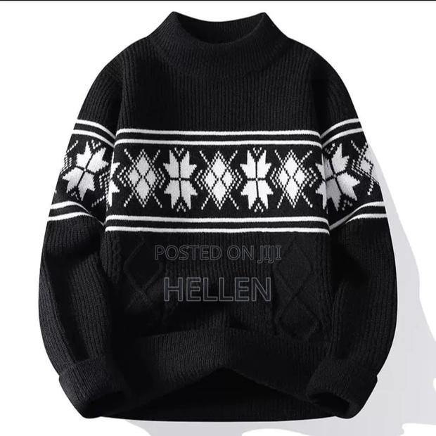 Maple Pattern Knit Sweaters - thumbnail 2