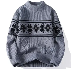 Maple Pattern Knit Sweaters