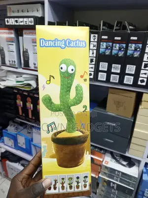 Singing Dancing Cactus Plush Toy With Recording Feature