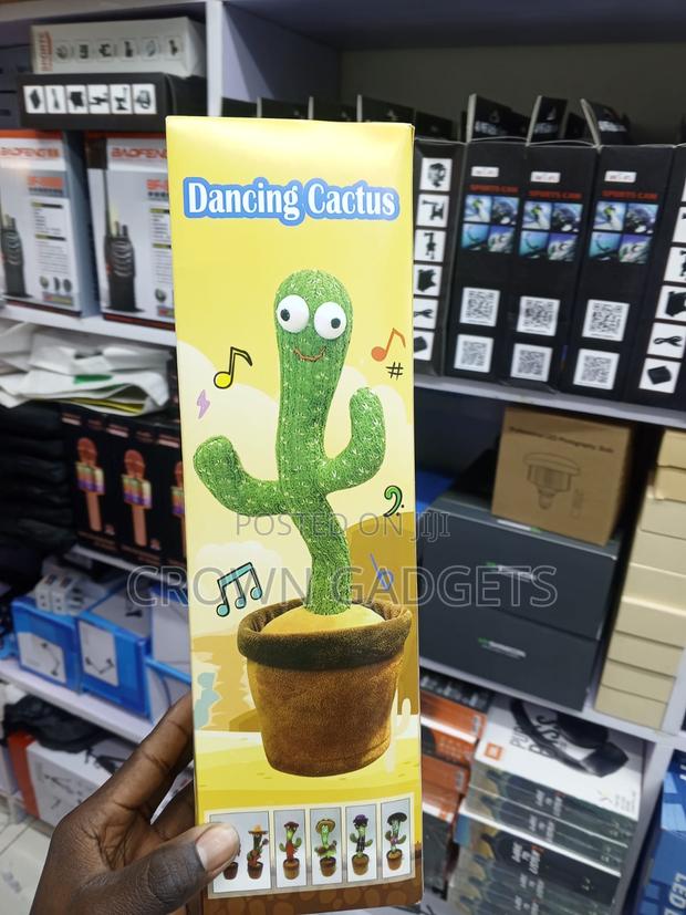 Singing Dancing Cactus Plush Toy With Recording Feature - thumbnail 2