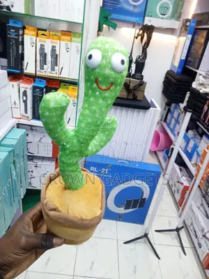 Singing Dancing Cactus Plush Toy With Recording Feature