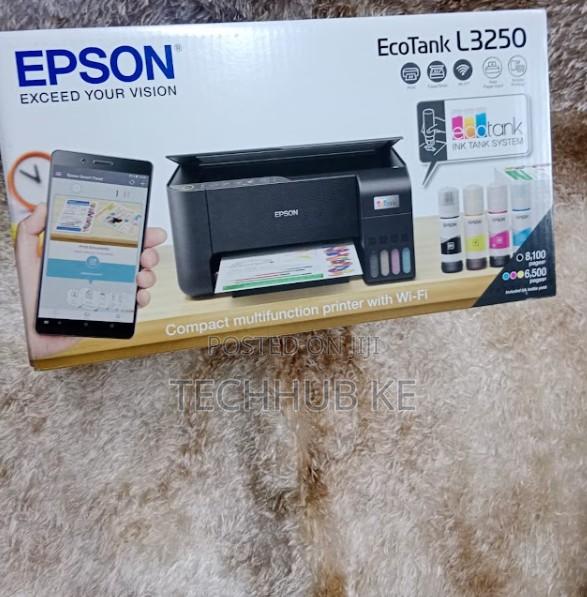Original Epson Ecotank L3250 Printer With Wifi and Scanner - main view