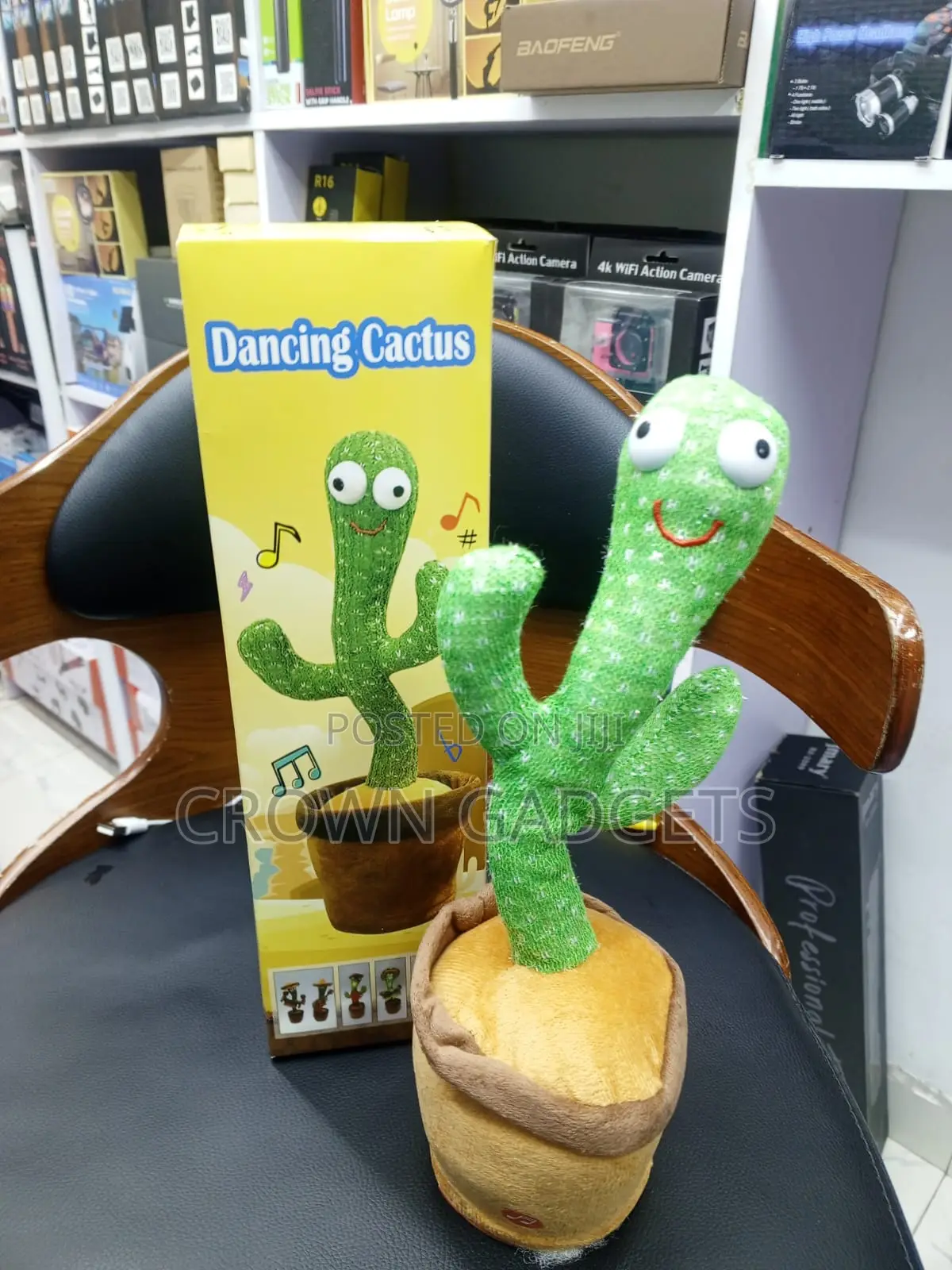 Led Dancing Cactus Toy Talking Plush for Kids and Babies