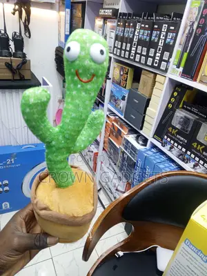 Led Dancing Cactus Toy Talking Plush for Kids and Babies