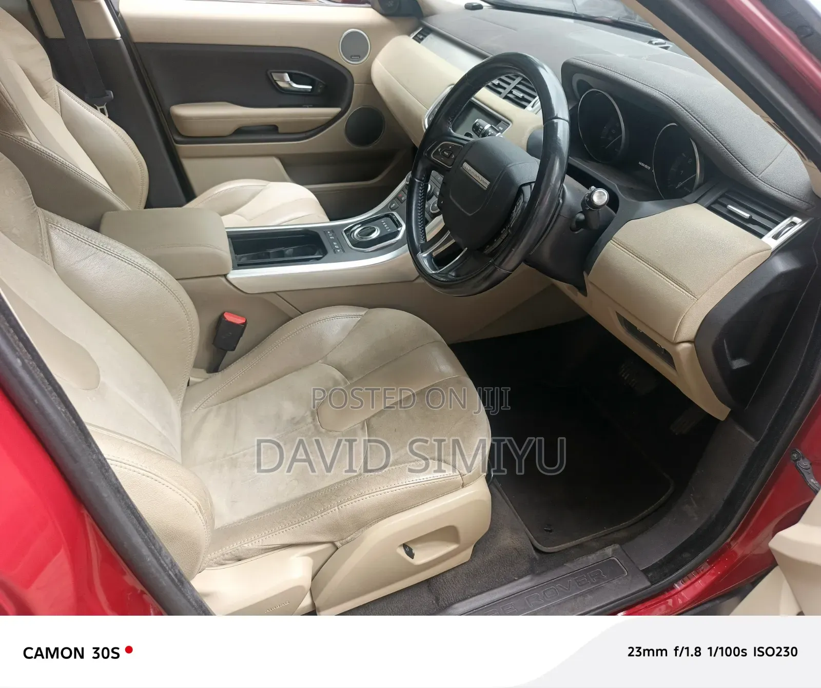 Land Rover Range Rover Evoque 2014 Red