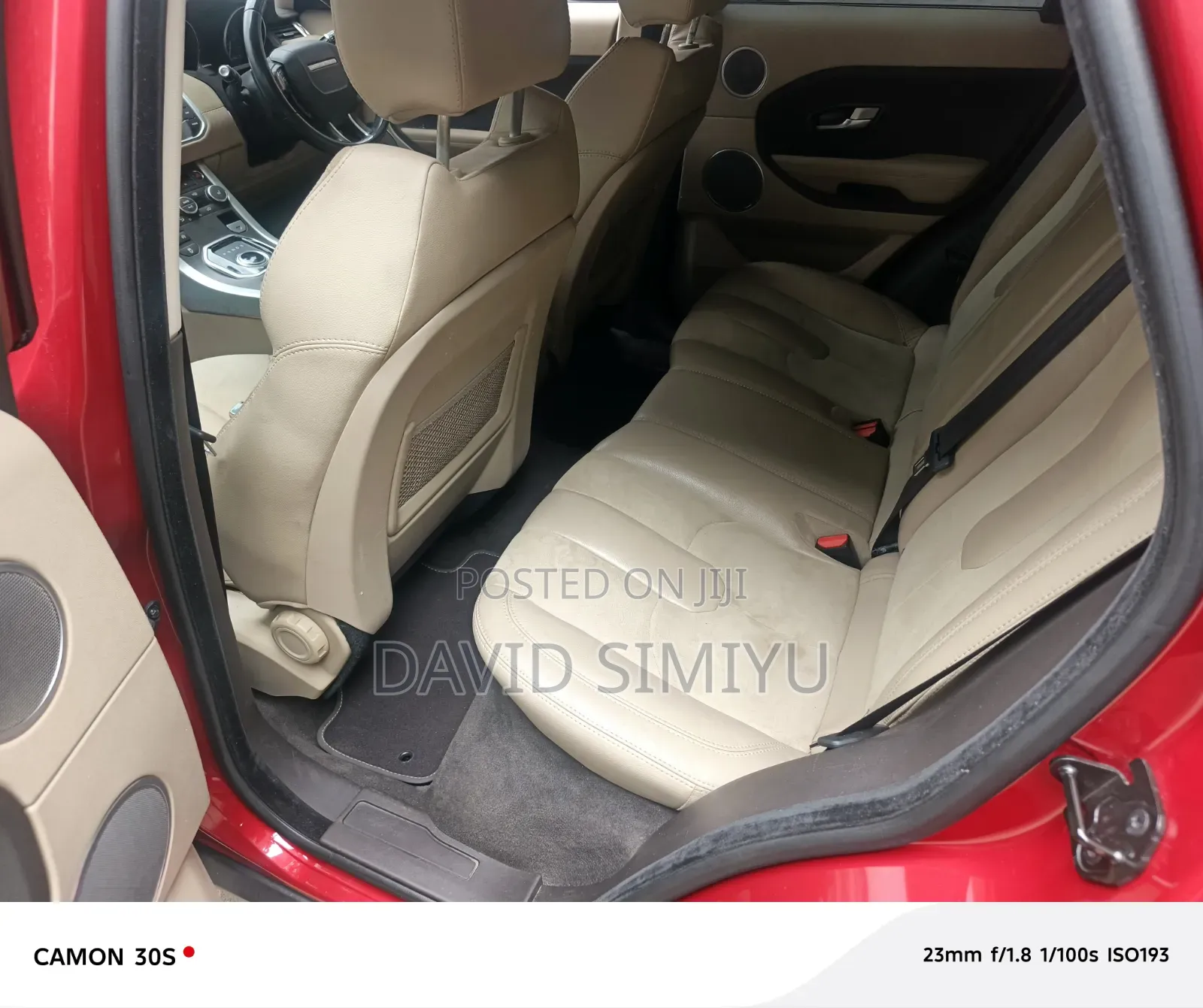 Land Rover Range Rover Evoque 2014 Red