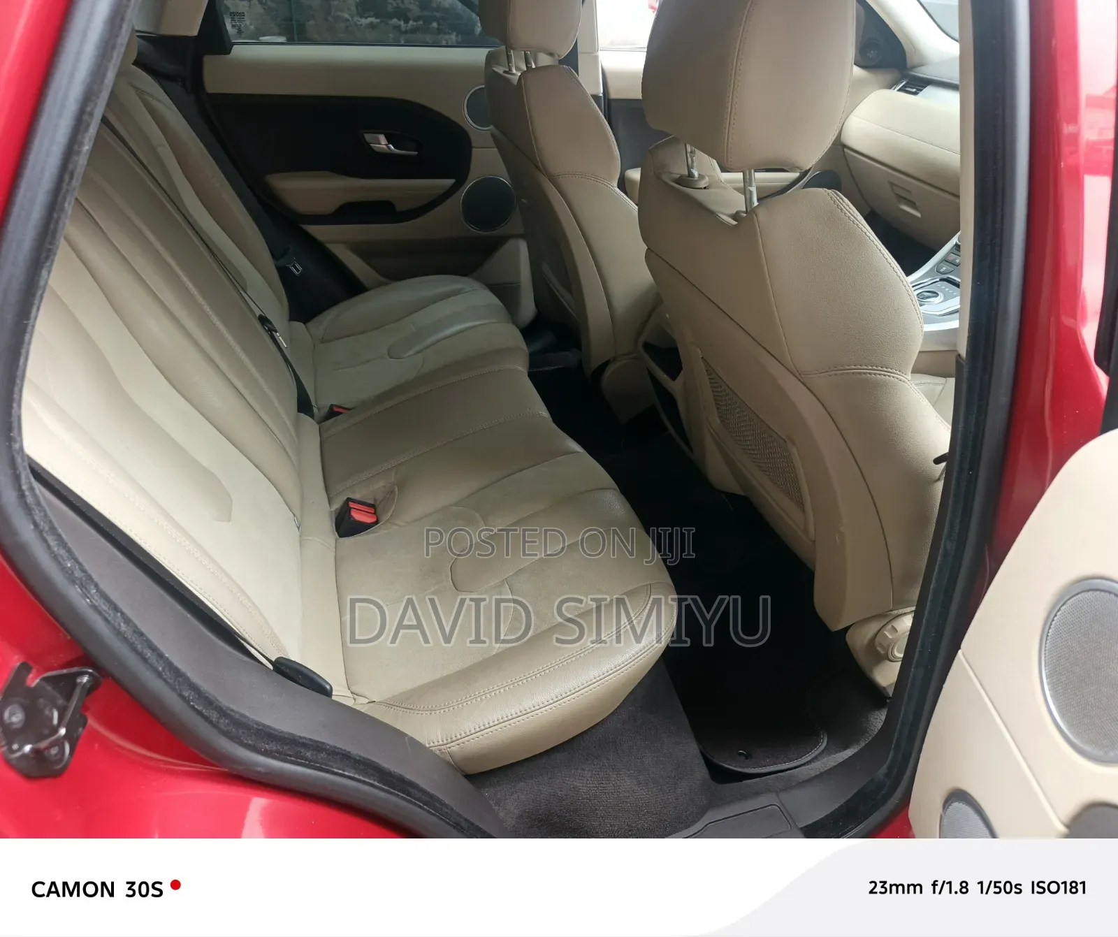 Land Rover Range Rover Evoque 2014 Red