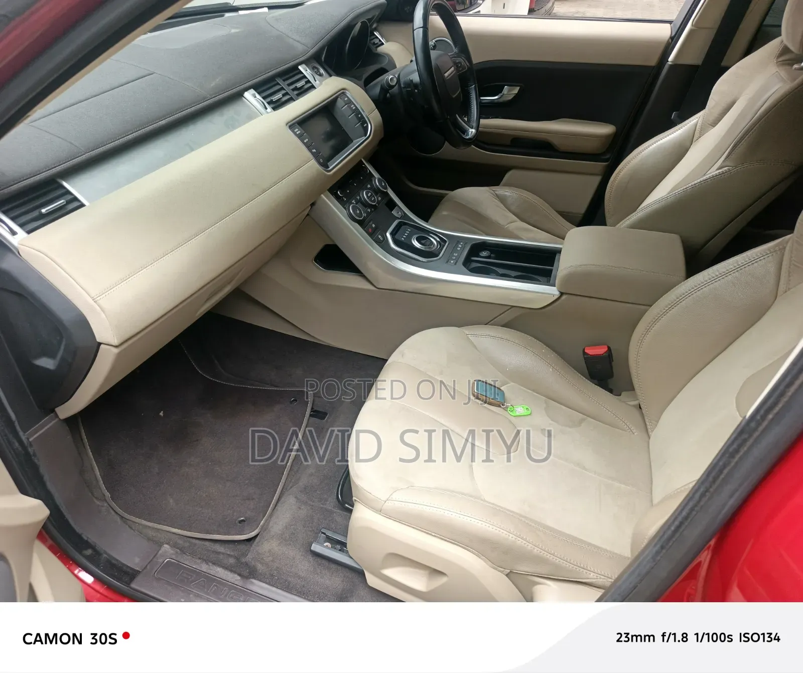 Land Rover Range Rover Evoque 2014 Red