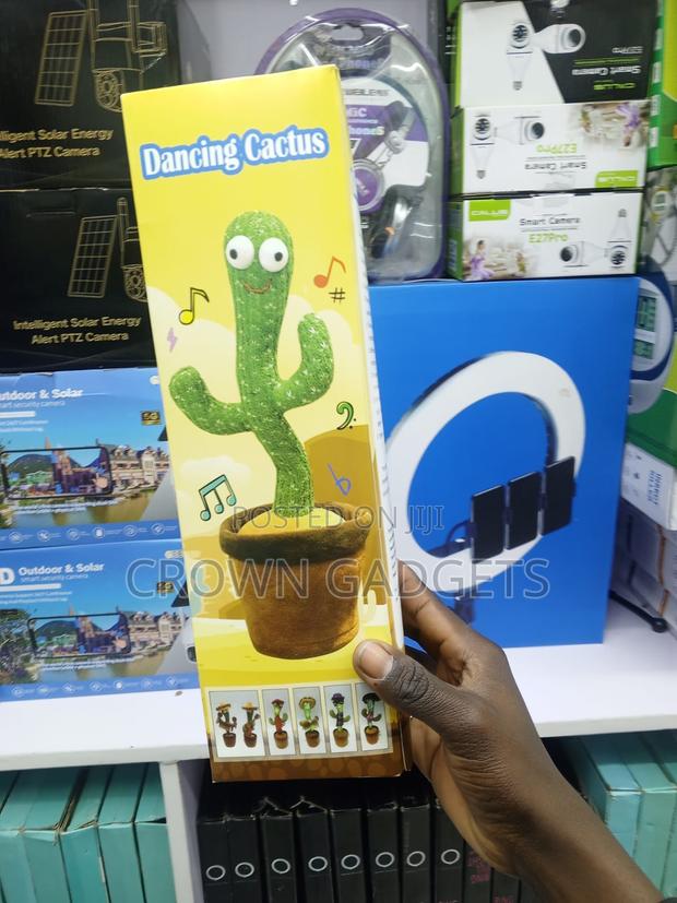 Musical Dancing Cactus Toy With Sound Recording and Dance - thumbnail 3
