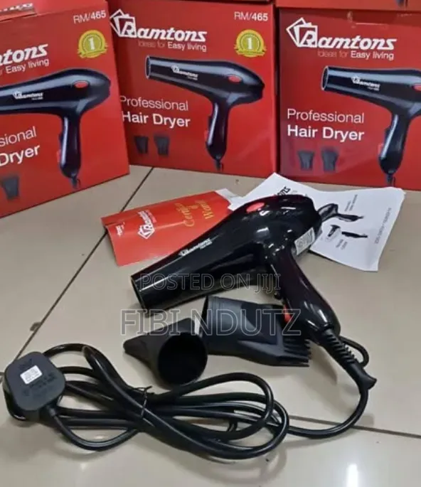 Ramtons Professional Hair Dryer With Accessories