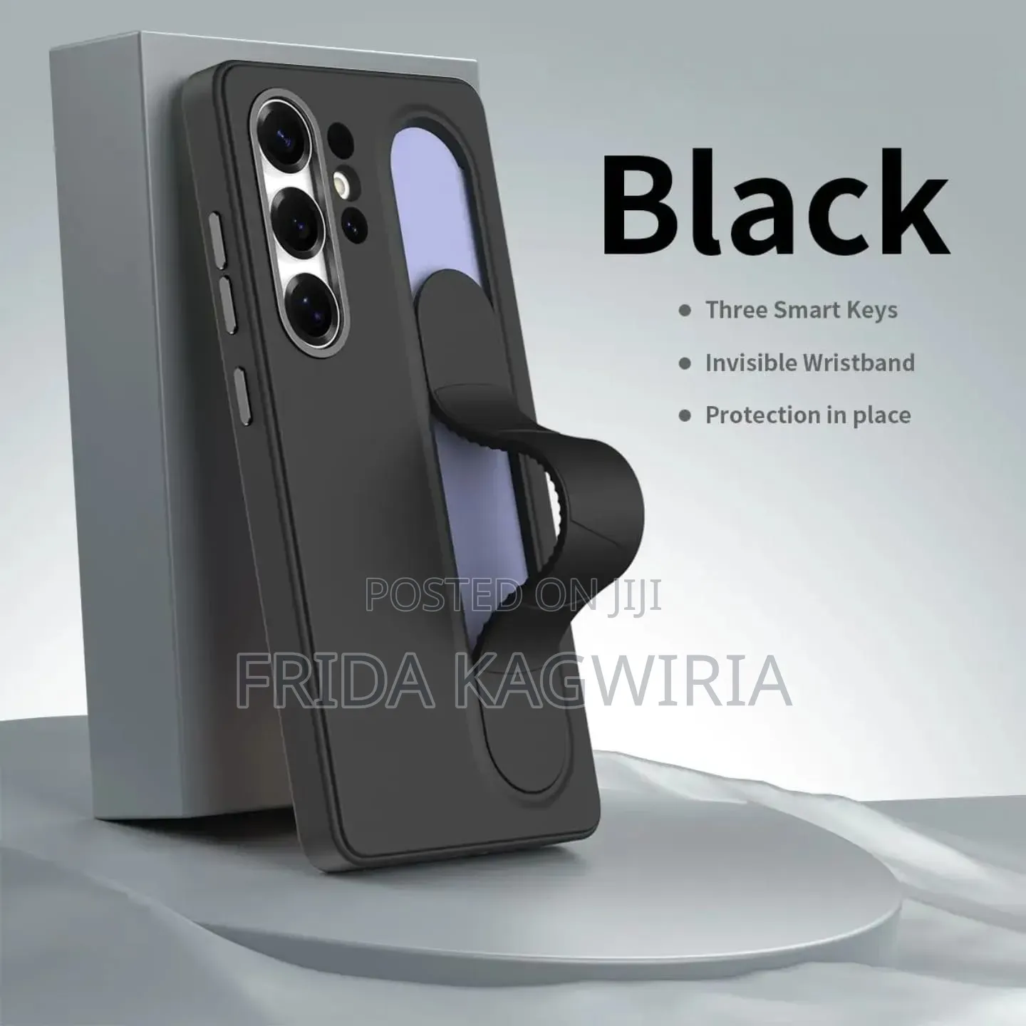 Samsung S25 Ultra Smart Case Back Cover With NFC Key and Hidden Strap