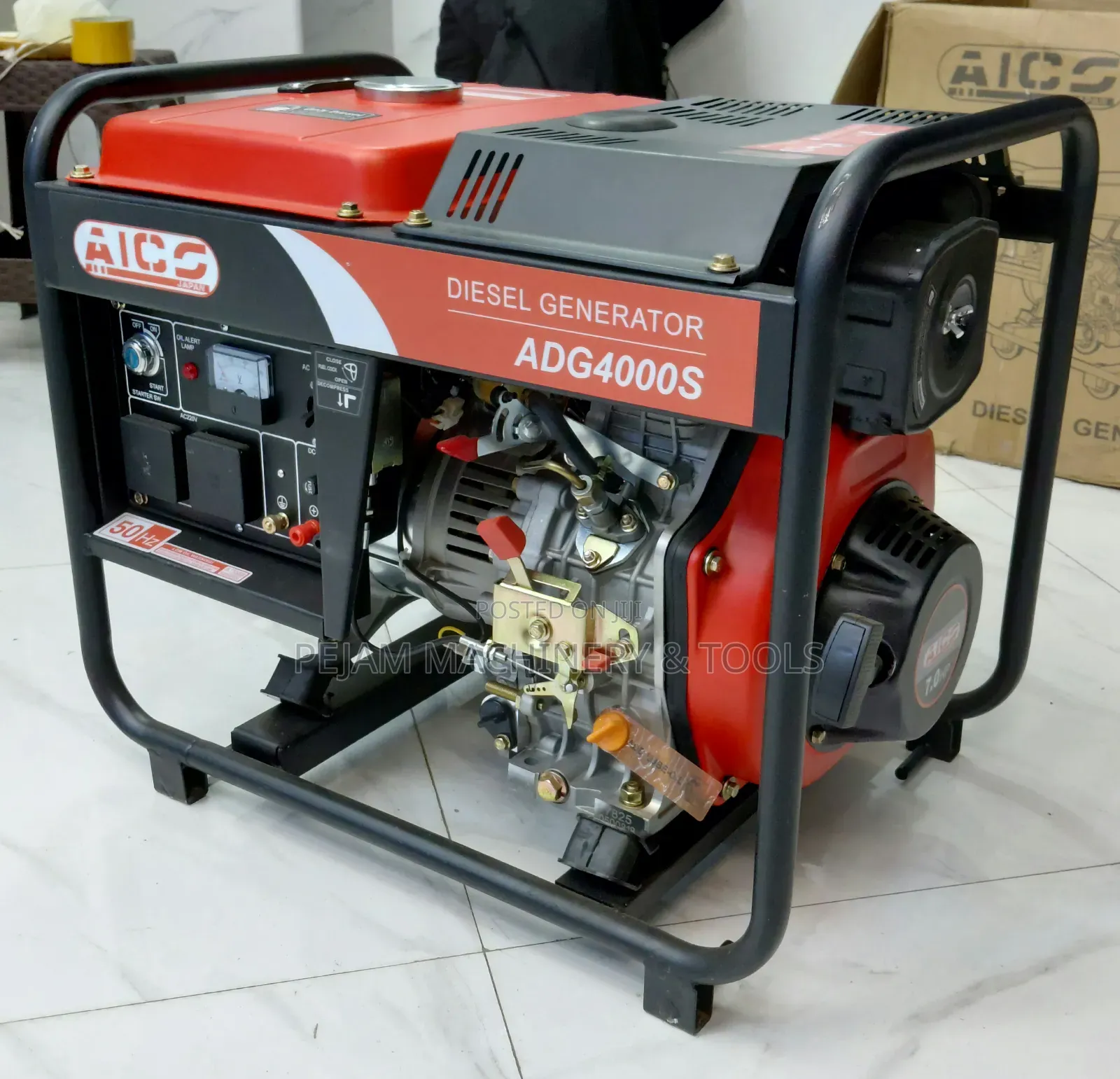 Aico Japan Adg4000s Diesel Openset Generator Keystart 7.5kva