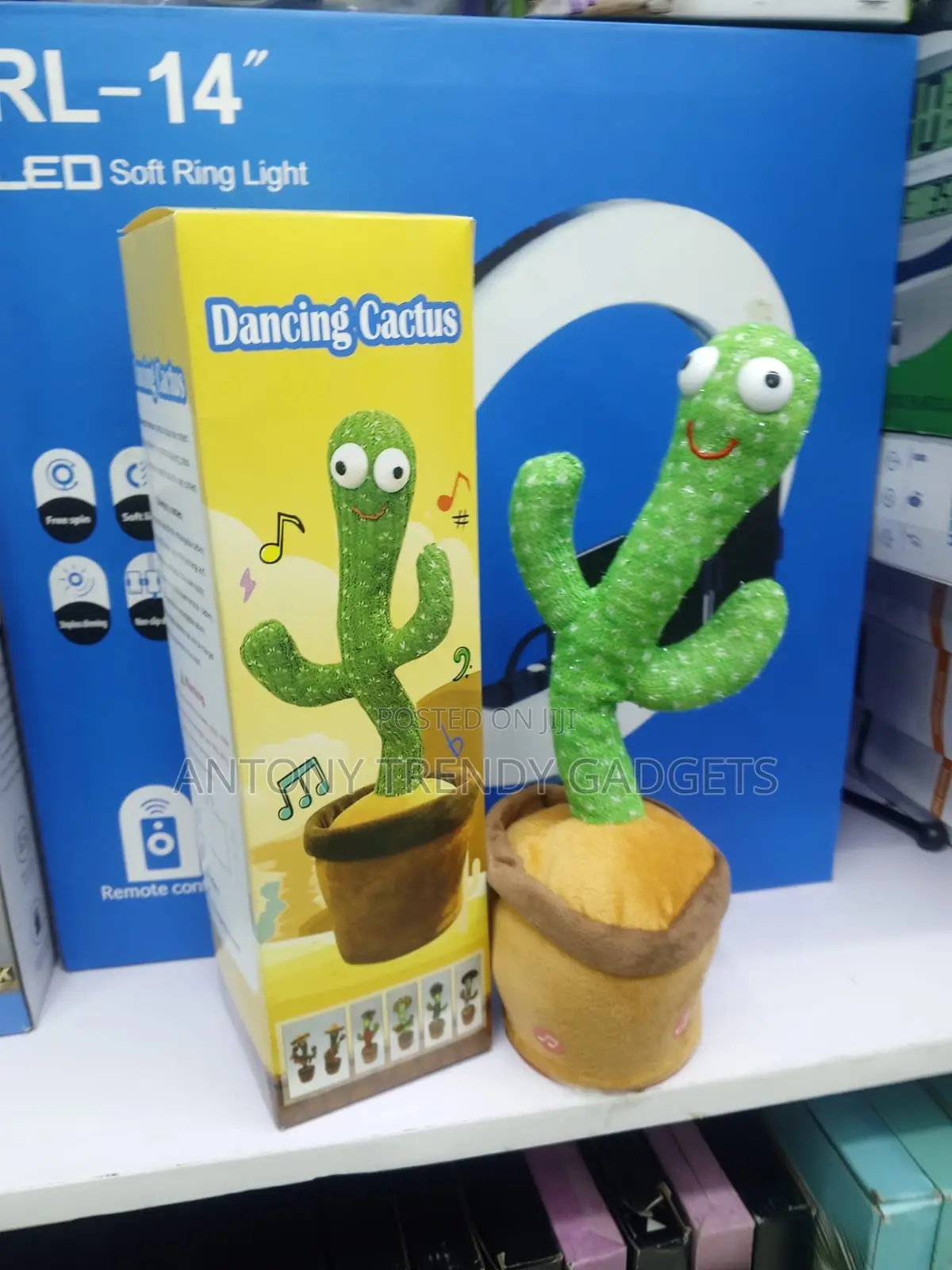 Talking Dancing Cactus Toy With Music and Voice Recording