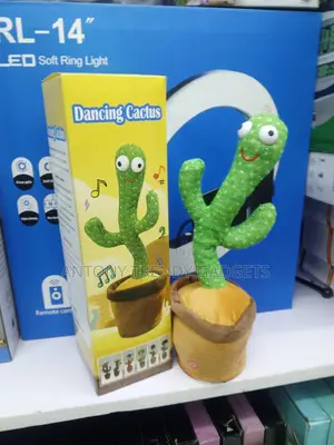 Talking Dancing Cactus Toy With Music and Voice Recording