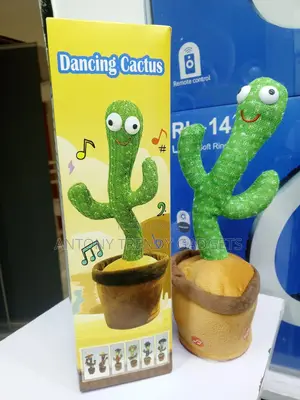 Talking Dancing Cactus Toy With Music and Voice Recording