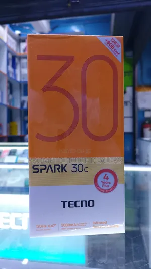 New Tecno Spark 30C 128 GB Black