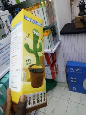 Dancing Cactus Repeating Toy for Kids With Sound Effects