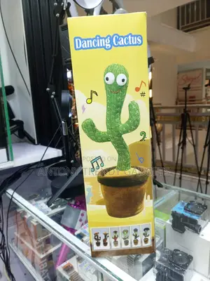 Dancing Cactus Repeating Toy for Kids With Sound Effects