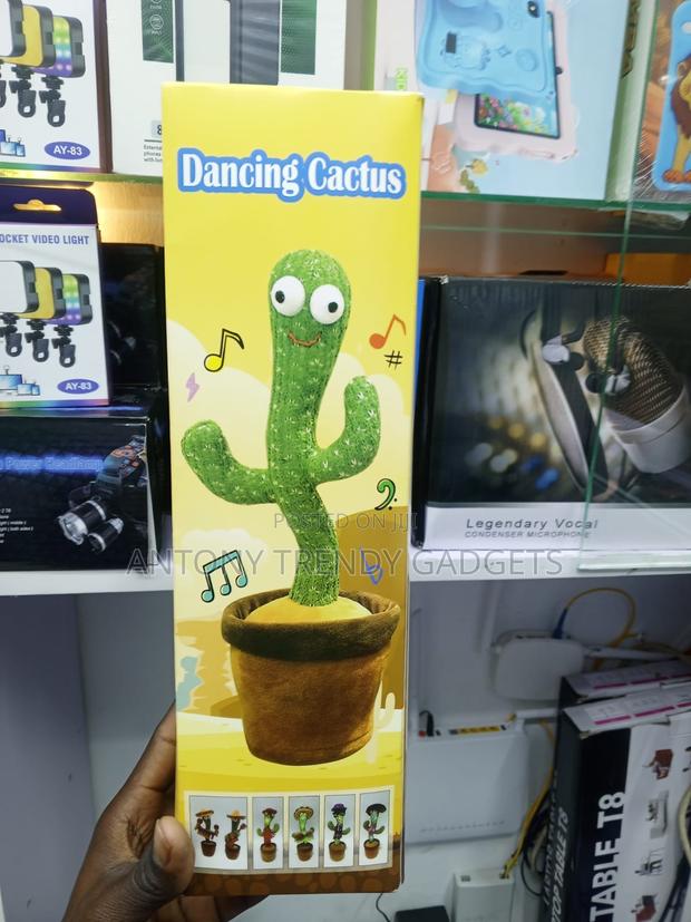 Funny Dancing Cactus Plush Doll With Recording Feature - thumbnail 2