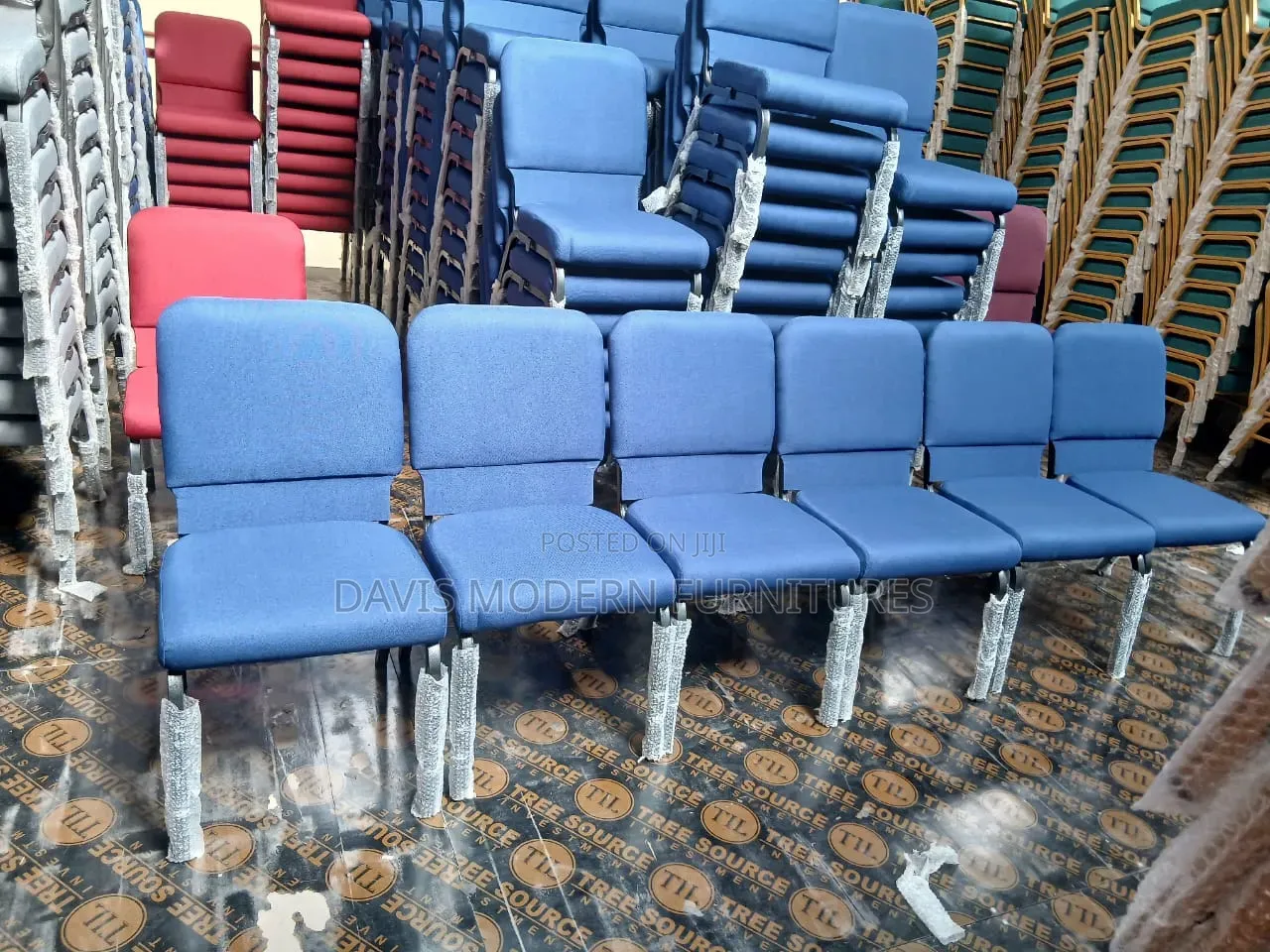 Upholstered Stackable Chairs