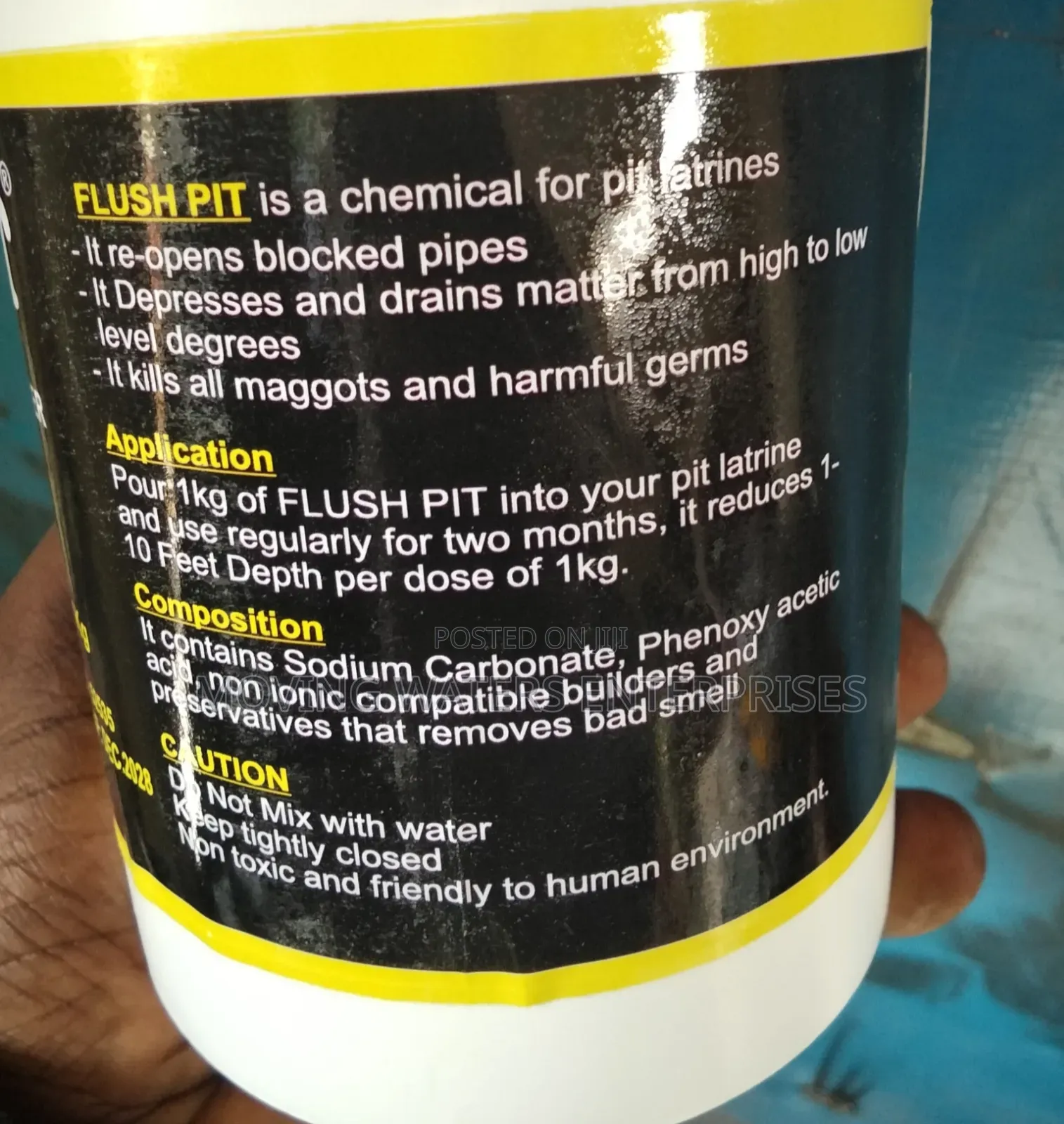 Pit Latrine and Septic Tank Digester 1kg
