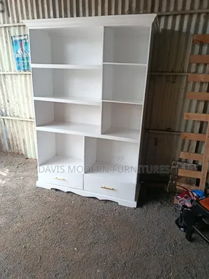 White Wooden Bookshelf