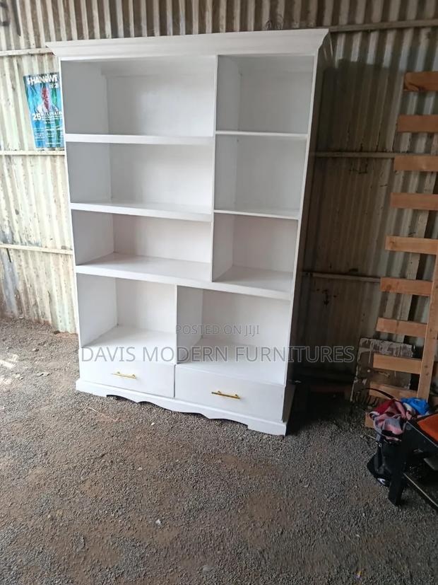 White Wooden Bookshelf