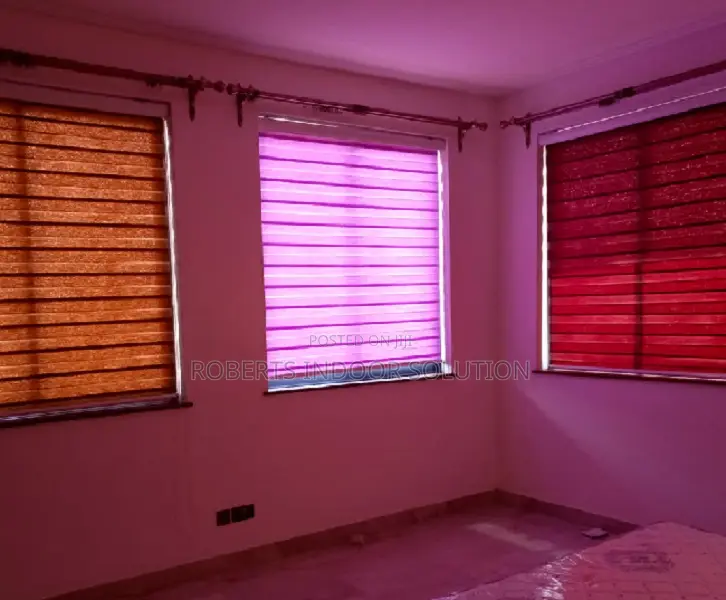 Bright Coloured Zebra Blinds