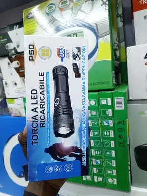 Torcia P50 Led Torch Aluminum Alloy With Zoom Focus