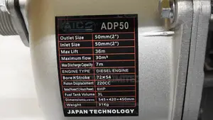 2" Diesel Water Pump Aico Adp50