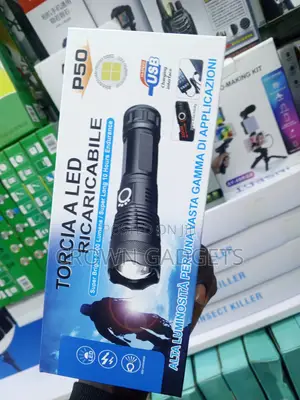 Torcia P50 Tactical Led Flashlight With Adjustable Focus