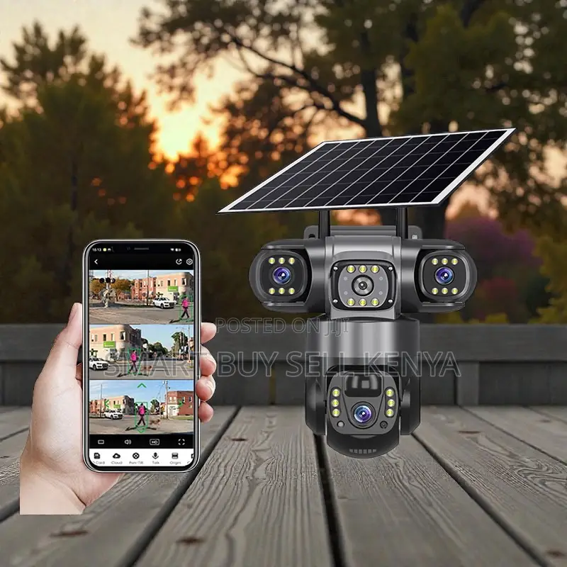 Practical System From 20mp Ultra Hd 4g PTZ Triple Lens Solar Camera