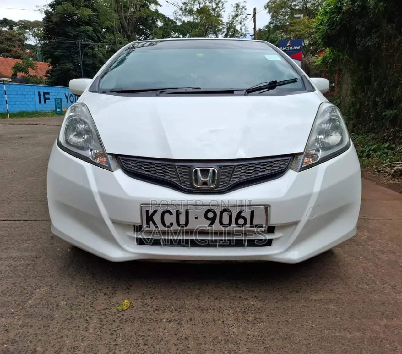 Honda Fit 2012 Off white