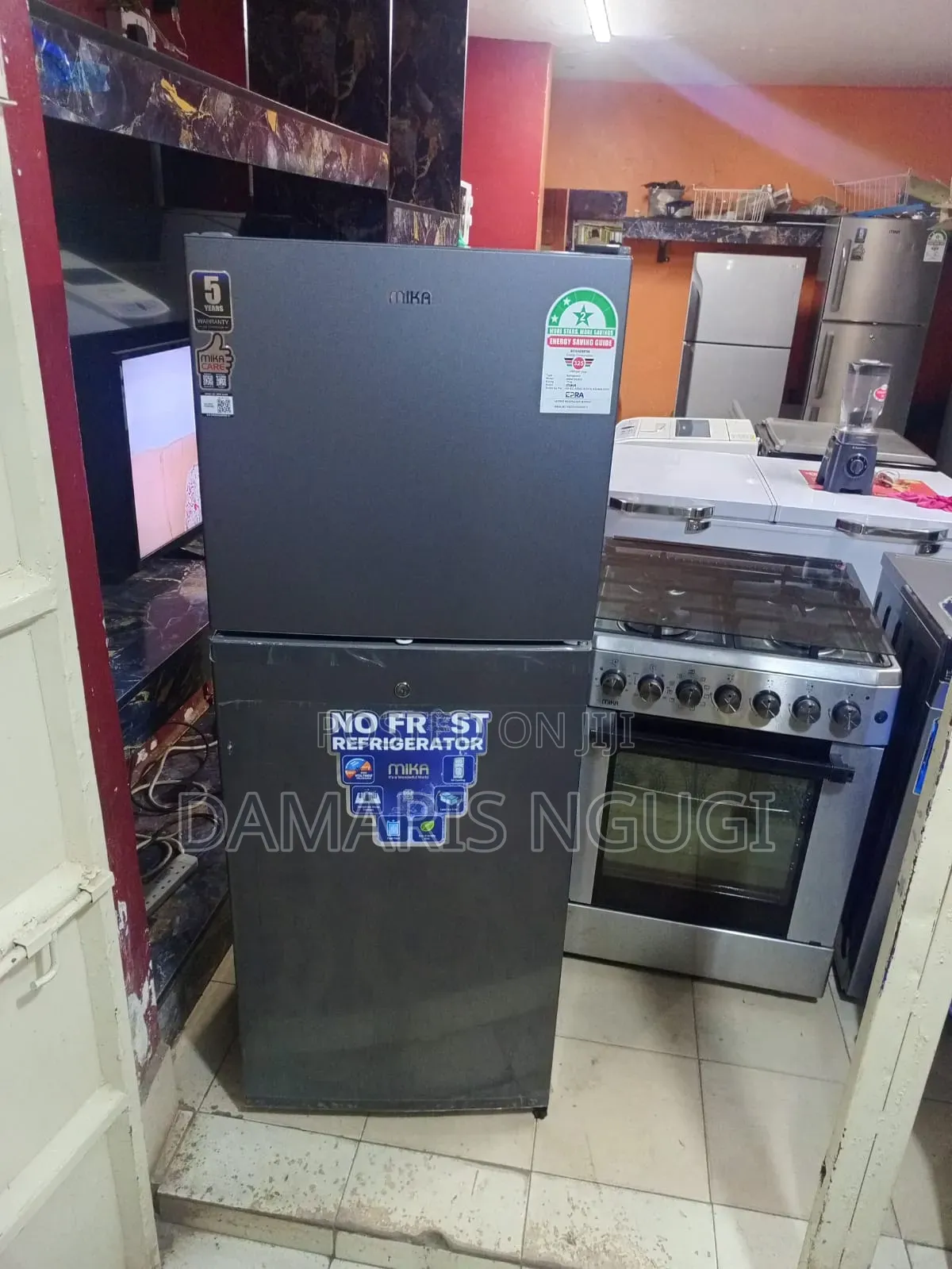 Mika No Frost Double Door Refrigerator