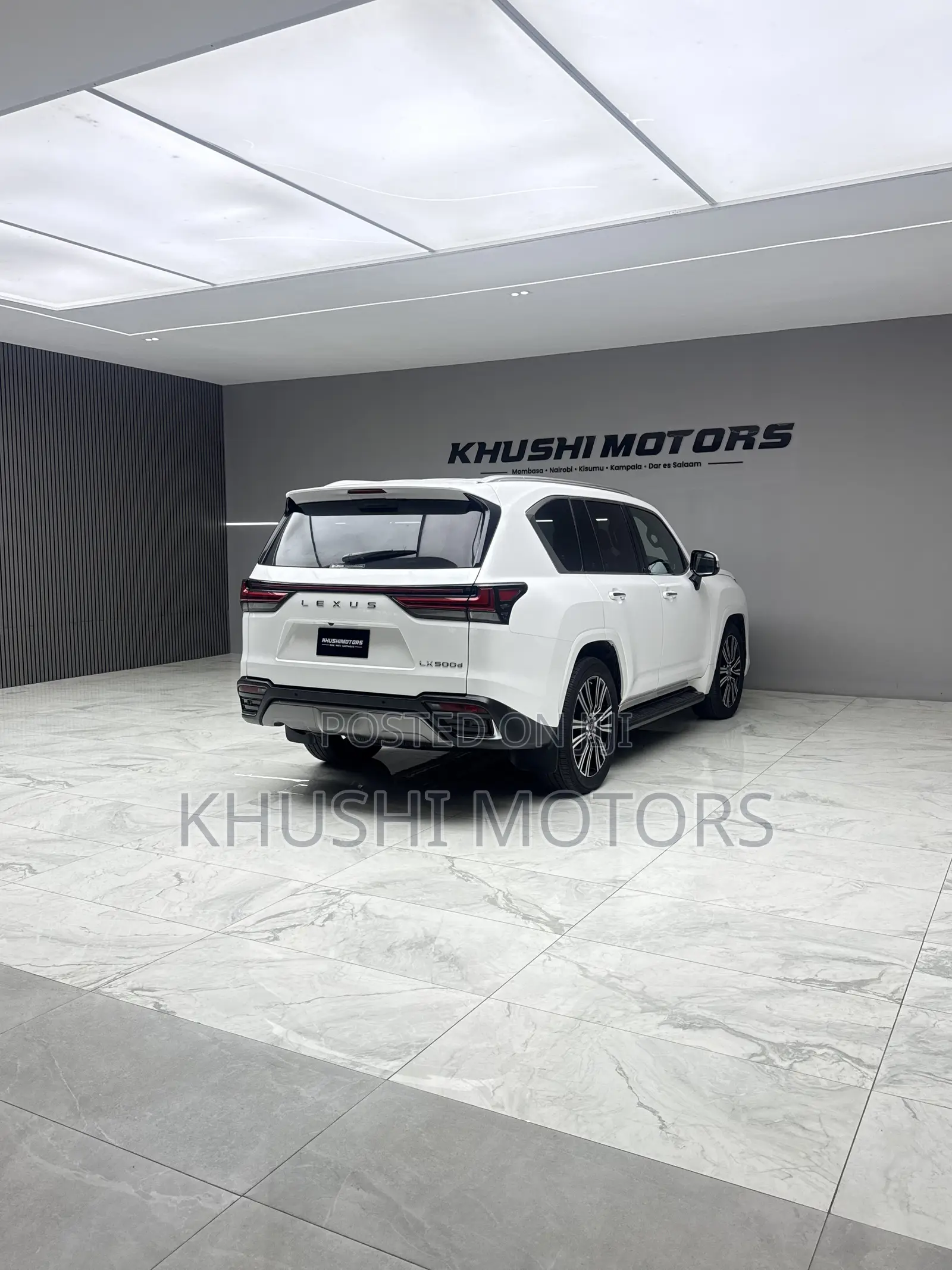Lexus LX 500d 2022 White